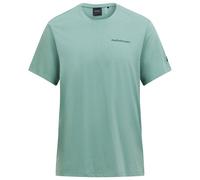 Peak Performance - Explore Logo Tee - T-shirt size L, turquoise