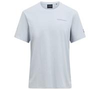 Peak Performance Explore Logo Short Sleeve T-shirt Blue S Men