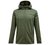 Peak Performance - Light Zip Hood - Fleece jacket size L, olive