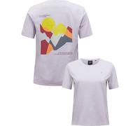 Peak Performance - Lightweight polyester-cotton jersey climbing T-shirt - W Explore Graphic Tee Misty Lavender for Women - Size XS - Purple Purple XS