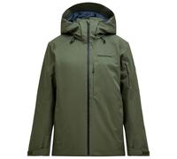 Peak Performance - Maroon Insulated Jacket - Ski jacket size XXL, olive