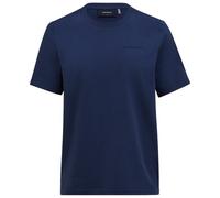 Peak Performance - Original Small Logo Tee - T-shirt size L, blue