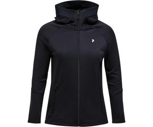 Peak Performance - Quick-drying Fleeces - W Rider Essentials Zip Hood Black for Women - Size M Black M