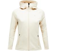 Peak Performance - Quick-drying Fleeces - W Rider Essentials Zip Hood Sand Fog for Women - Size M - Khaki Khaki M