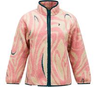 Peak Performance - Sherpa fleece jacket with zip - W Graphic Pile Jacket Topo Swirl for Women - Size L - Pink Pink L