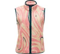 Peak Performance - Sherpa sleeveless fleece - W Graphic Pile Vest Topo Swirl for Women - Size M - Pink Pink M