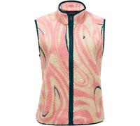 Peak Performance - Sherpa sleeveless fleece - W Graphic Pile Vest Topo Swirl for Women - Size S - Pink Pink S