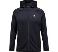 Peak Performance - Technical fleece - Men's - Rider Essentials Zip Hoodie - M Rider Essentials Zip Hoodie Black for Men - Size L Black L