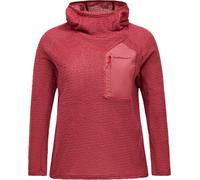 Peak Performance - Ultra-lightweight zip-up fleece Polartec® Alpha® - W Freelight Alpha Hood Wild Rouge for Women - Size M - Red Red M
