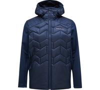 Peak Performance - Versatile Insulated jacket - M Elevate Liner Hybrid Hood Jacket Blue Shadow for Men in Recycled Polyester - Size M - Navy Navy M