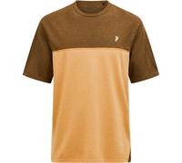 Peak Performance - Versatile T-shirt - M Trail Wool Blend SS Meadow Moss Sierra for Men in Wool - Size S - Brown Brown S
