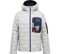 Peak Performance - Veste à capuche ultralégère et compressible - M Aop Helium Utility Down Antarctica 333 Snowbank for Men - Size M - White White M