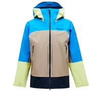 PEAK PERFORMANCE M Vislight Gore-tex C-knit - Men - Beige / Blue / Green - size XL- model 2025 XL
