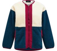 Peak Performance - Warm Cardigan - W Heavy Pile Oversized Cardigan Sand Fog Mountain lake for Women in Recycled Polyester - Size M - Blue Blue M