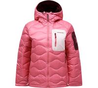 Peak Performance - Warm insulated jacket for ski touring - Women's - Helium Utility Down Hood - W Helium Utility Down Hood Mountain Blush Frosted Blossom for Women - Size XS - Pink Pink XS