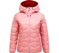 Peak Performance - Water-repellent and windbreaker insulated jacket - W Helium Down Hood Jacket Warm Blush Red Pompeian for Women - Size L - Pink Pink L