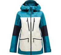 Peak Performance - Waterproof and breathable ski jacket in GORE-TEX® PRO - W Vertical Gore-Tex Pro Jkt Hydro Fresh Sand Fog Infinity Teel for Women - Size S - Black Black S