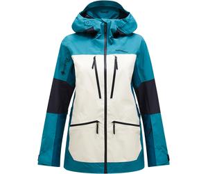 Peak Performance - Waterproof and breathable ski jacket in GORE-TEX® PRO - W Vertical Gore-Tex Pro Jkt Hydro Fresh Sand Fog Infinity Teel for Women - Size M - Black Black M