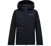 Peak Performance - Waterproof ski touring jacket - M Ascent Softshell Jacket Black for Men in Softshell - Size S Black S