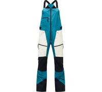 Peak Performance - Waterproof ski touring salopettes in GORE-TEX® PRO - W Vertical Gore-Tex Pro Bib Hydro Fresh Sand Fog for Women - Size M - Blue Blue M