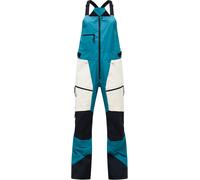 Peak Performance - Waterproof ski touring salopettes in GORE-TEX® PRO - W Vertical Gore-Tex Pro Bib Hydro Fresh Sand Fog for Women - Size S - Blue Blue S