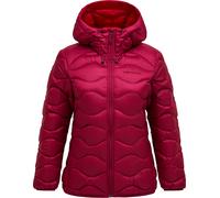 Peak Performance - Women's down Insulated jacket - W Helium Down Hood Jacket Vertical Zenit for Women - Size S - Burgundy Burgundy S