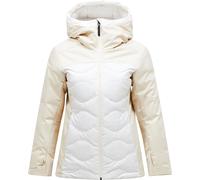 Peak Performance - Women's Insulated jacket in down - W Silverchute Helium Down Jacket Sand Fog Off White for Women - Size L White L