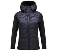 Peak Performance - Women's Elevate Liner Hybrid Hood - Synthetic jacket size S, black