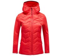 Peak Performance - Women's Elevate Liner Hybrid Hood - Synthetic jacket size S, red