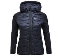 Peak Performance - Women's Helium Down Hybrid Hood - Down jacket size L, blue/black