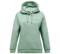 Peak Performance - Women's Original Small Logo Hoodie - Hoodie size S, turquoise/green