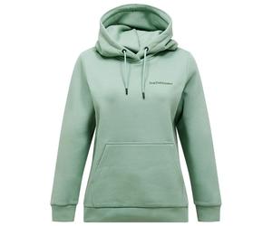 Peak Performance - Women's Original Small Logo Hoodie - Hoodie size XL, turquoise/green