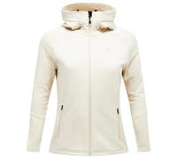 Peak Performance - Women's Rider Essentials Zip Hood - Fleece jacket size L, sand/white