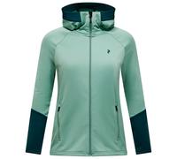 Peak Performance - Women's Rider Essentials Zip Hood - Fleece jacket size M, turquoise