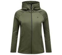 Peak Performance - Women's Rider Essentials Zip Hood - Fleece jacket size S, olive
