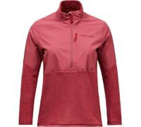 Peak Performance - Zip-up fleece - W Freelight Alpha Half Zip Wild Rouge for Women - Size S - Red Red S