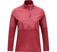 Peak Performance - Zip-up fleece - W Freelight Alpha Half Zip Wild Rouge for Women - Size XS - Red Red XS
