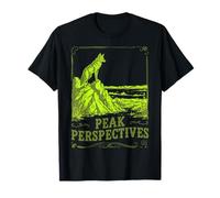 Peak Perspectives Wolf on Rock Vintage Design T-Shirt