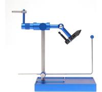 Peak rotary fly tying vise, Rotary Fly Tying Vise, Peak Fishing Vise with Pedestal Base, 360° Rotation Stainless Steel Fishing Flies Hook Tying Tools, Equipment Fly Fishing Vice Kit