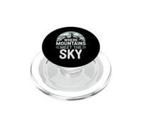 Peak Travel Mountain Escapes Adventurous Hikes Cozy Cabin PopSockets PopGrip for MagSafe