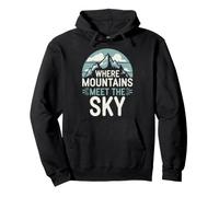 Peak Travel Mountain Escapes Adventurous Hikes Cozy Cabin Pullover Hoodie