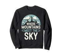 Peak Travel Mountain Escapes Adventurous Hikes Cozy Cabin Sweatshirt