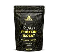 PEAK Vegan Protein Isolate - 750g Flavour Hazelnut I 25 Servings I Powder I Plant-Based Multi-Component Protein I Pea - I Rice Protein I Muscle Growth I sweetened with Stevia I GMO-Free