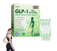 PEAKA GLP-1 SIX-in-ONE Health Solution Oral Liquid, Advanced GLP-1 Oral Liquid, PEAKA GLP-1 Drops, GLP-1 Ampoule, GLP-1 Peptide Complex Serum, Natural Plant Extract, for Men & Women (1)