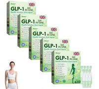 PEAKA GLP-1 SIX-in-ONE Health Solution Oral Liquid, Advanced GLP-1 Oral Liquid, PEAKA GLP-1 Drops, GLP-1 Ampoule, GLP-1 Peptide Complex Serum, Natural Plant Extract, for Men & Women (5)