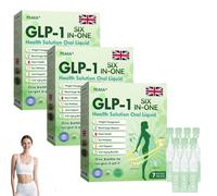 PEAKA GLP-1 SIX-in-ONE Health Solution Oral Liquid, Advanced GLP-1 Oral Liquid, PEAKA GLP-1 Drops, GLP-1 Ampoule, GLP-1 Peptide Complex Serum, Natural Plant Extract, for Men & Women (3)