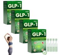 Peaka GLP-1 Slimming & Body Balance Blend, Professional GLP-1 Slimming Drops, Peaka GLP-1 Oral Formula for Support Body Care, Natural GLP-1 Oral Liquid for All Body Types (4 Pack)