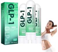 PEAKAR Glp-1 Healthy Nasal Inhaler, Glp-1 Nasal Inhalation Stick, Glp 1 Supplement Inhaler, with Menthol & Apple Cider Vinegar, Help Create Slimmer Curves (3)