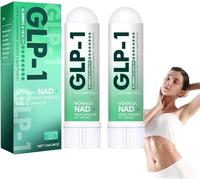 PEAKAR Glp-1 Healthy Nasal Inhaler, Glp-1 Nasal Inhalation Stick, Glp 1 Supplement Inhaler, with Menthol & Apple Cider Vinegar, Help Create Slimmer Curves (2)