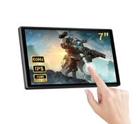 PeakDo - 7 inch Portable Touch Screen, Mini 1080P 60Hz USB C HDMI, Ultra Slim LCD Display, Lightweight, IPS Second Screen for Gaming, Work, PS5, Xbox, Switch